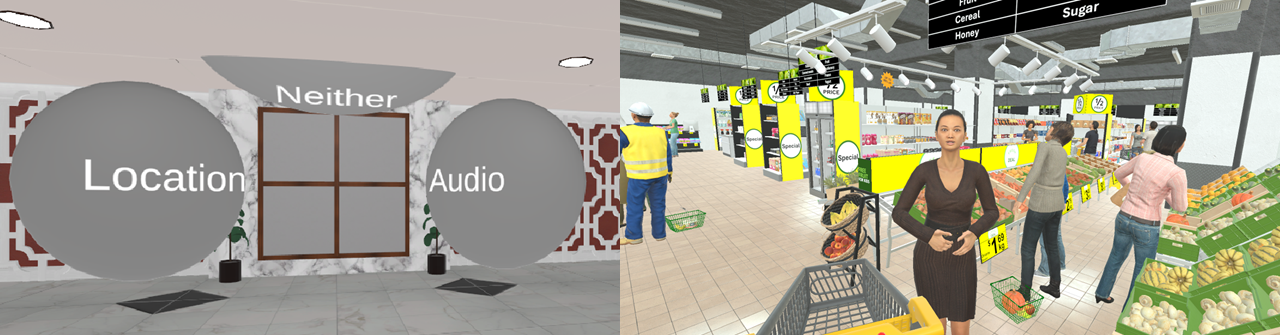 Virtual reality environments used to evaluate multimodal mental-effort estimation